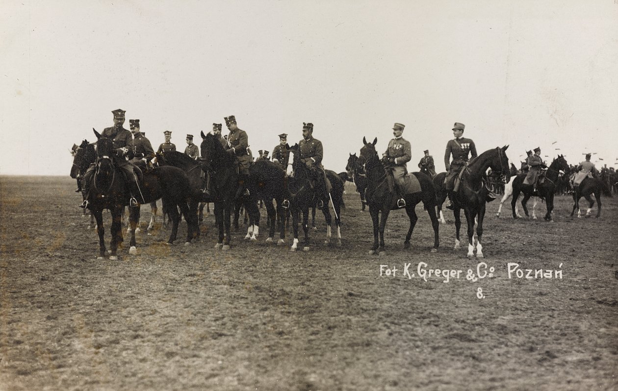 Album Jack Bosio - War Campaign 1917-1920: Militært oppdrag i Polen (Warszawa - Posen) mars-april 1919, et hestebatteri i Posen (Poznan), 03-041919 av K. Greger