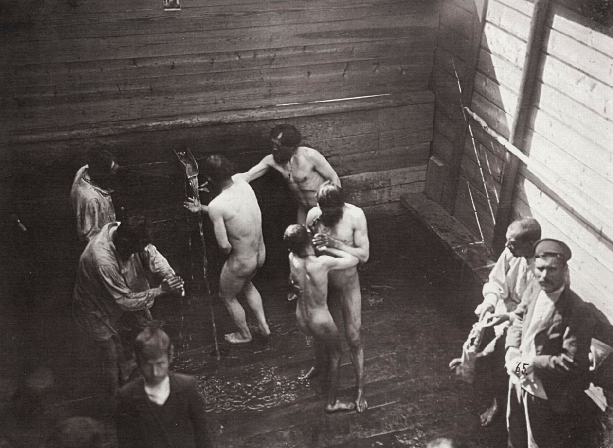 Den hellige våren i Sarov-klosteret, Russland, 1903 av K. von Hahn