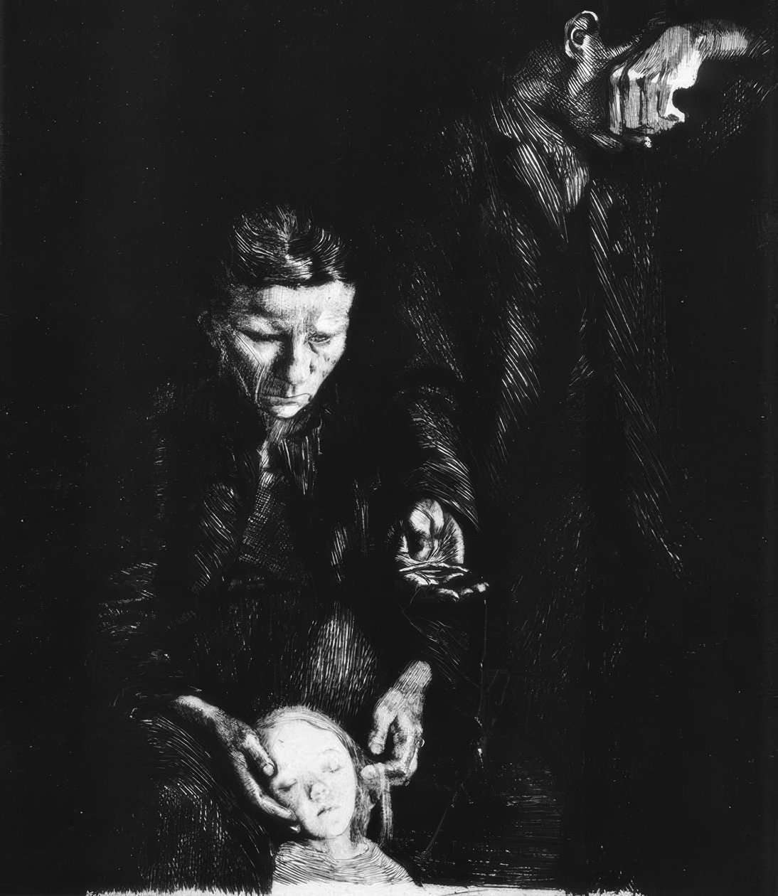 K. Kollwitz, tråkket av Käthe Kollwitz