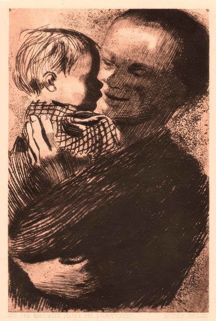 mor og barn av Käthe Kollwitz