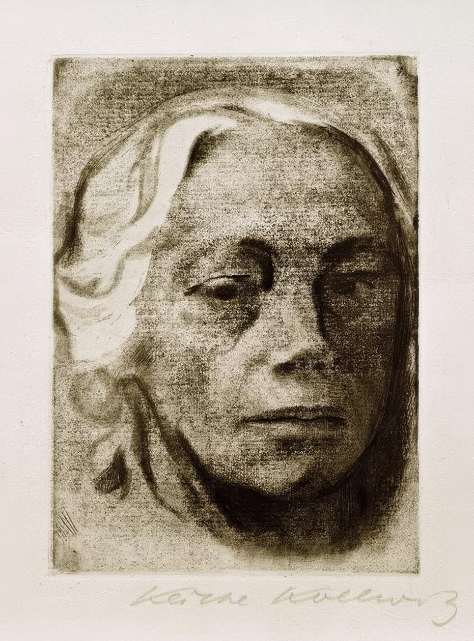 Selvportrett av Käthe Kollwitz