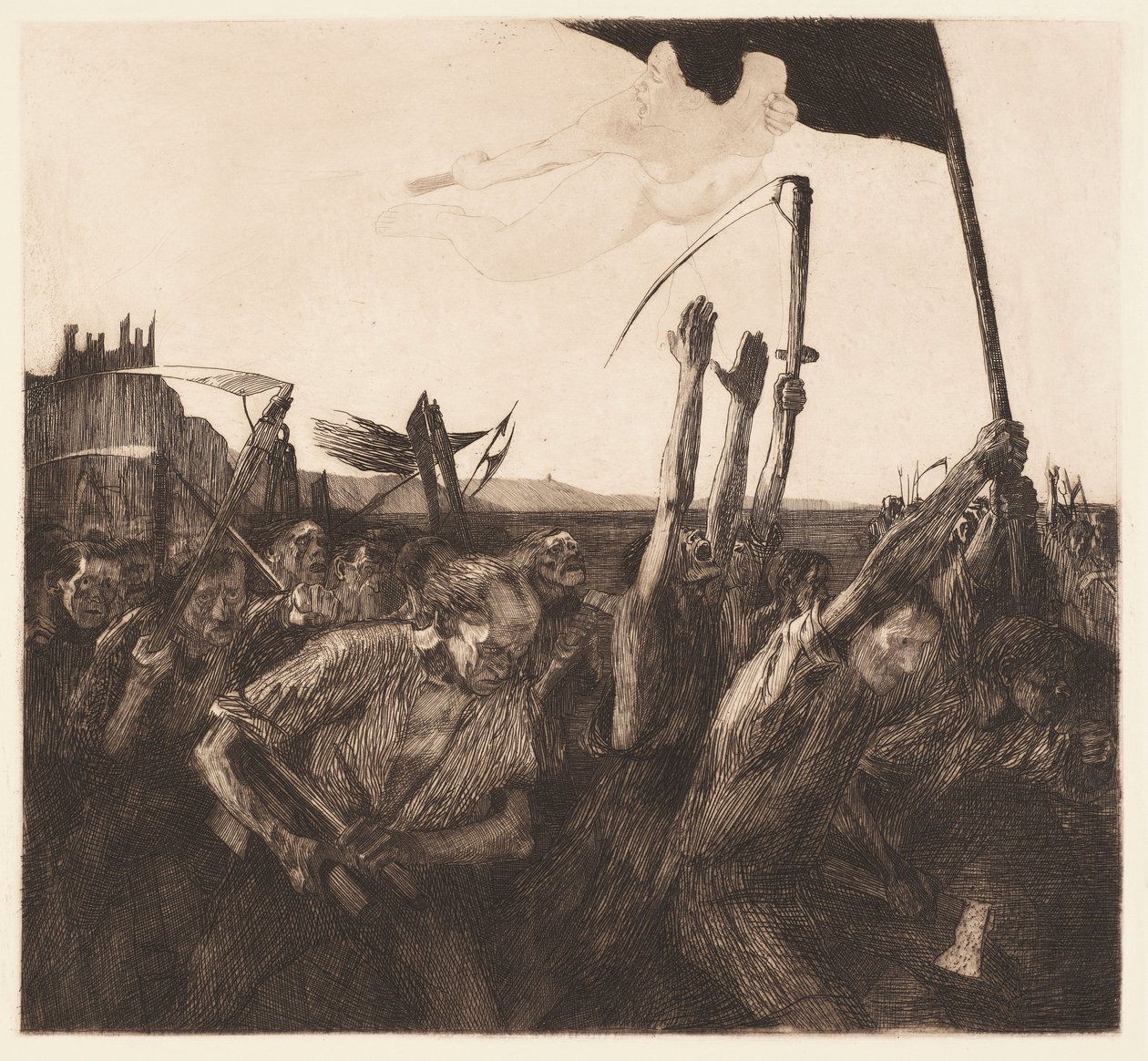 Oppstyr av Käthe Kollwitz