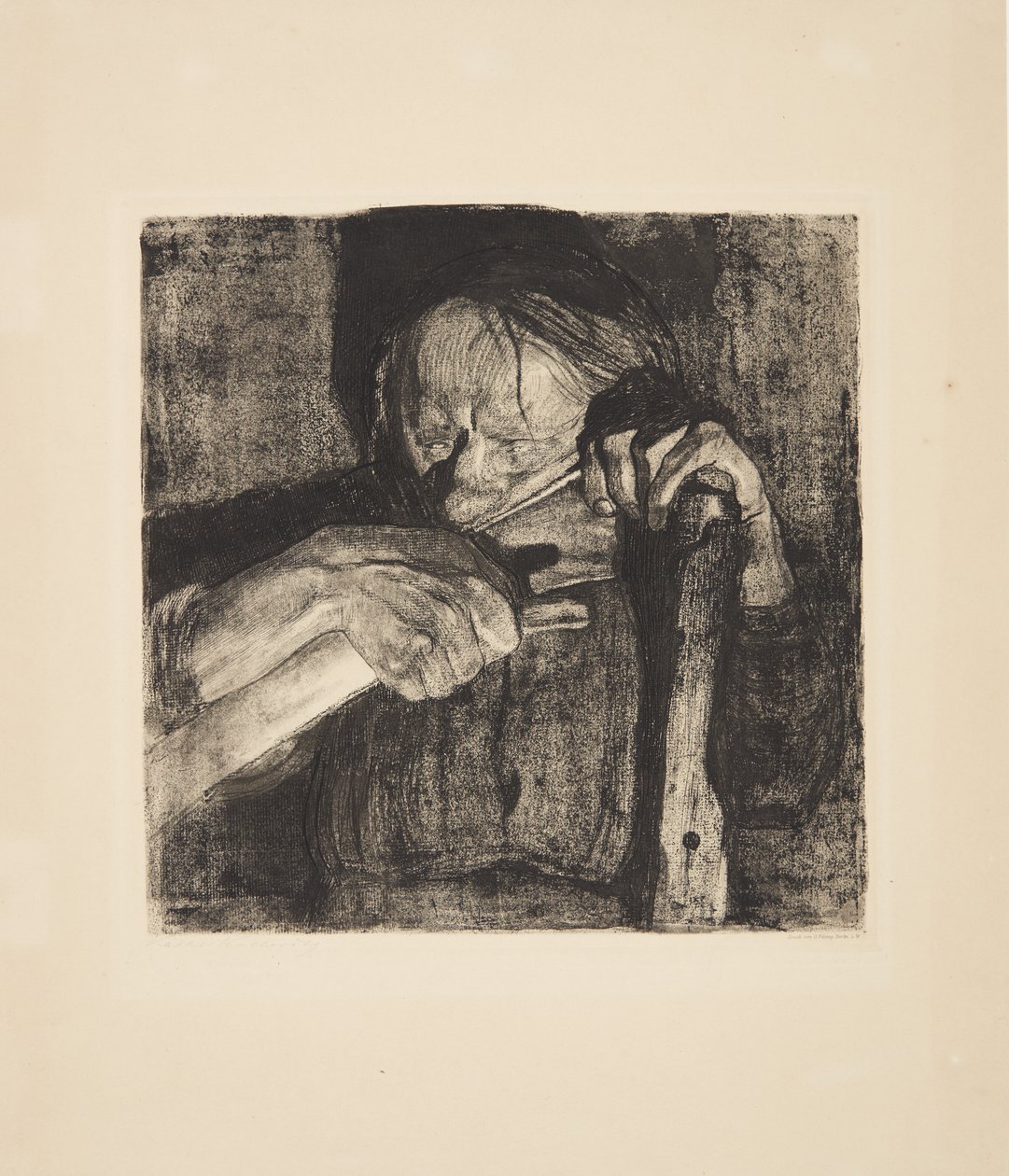 Ved peening av Käthe Kollwitz