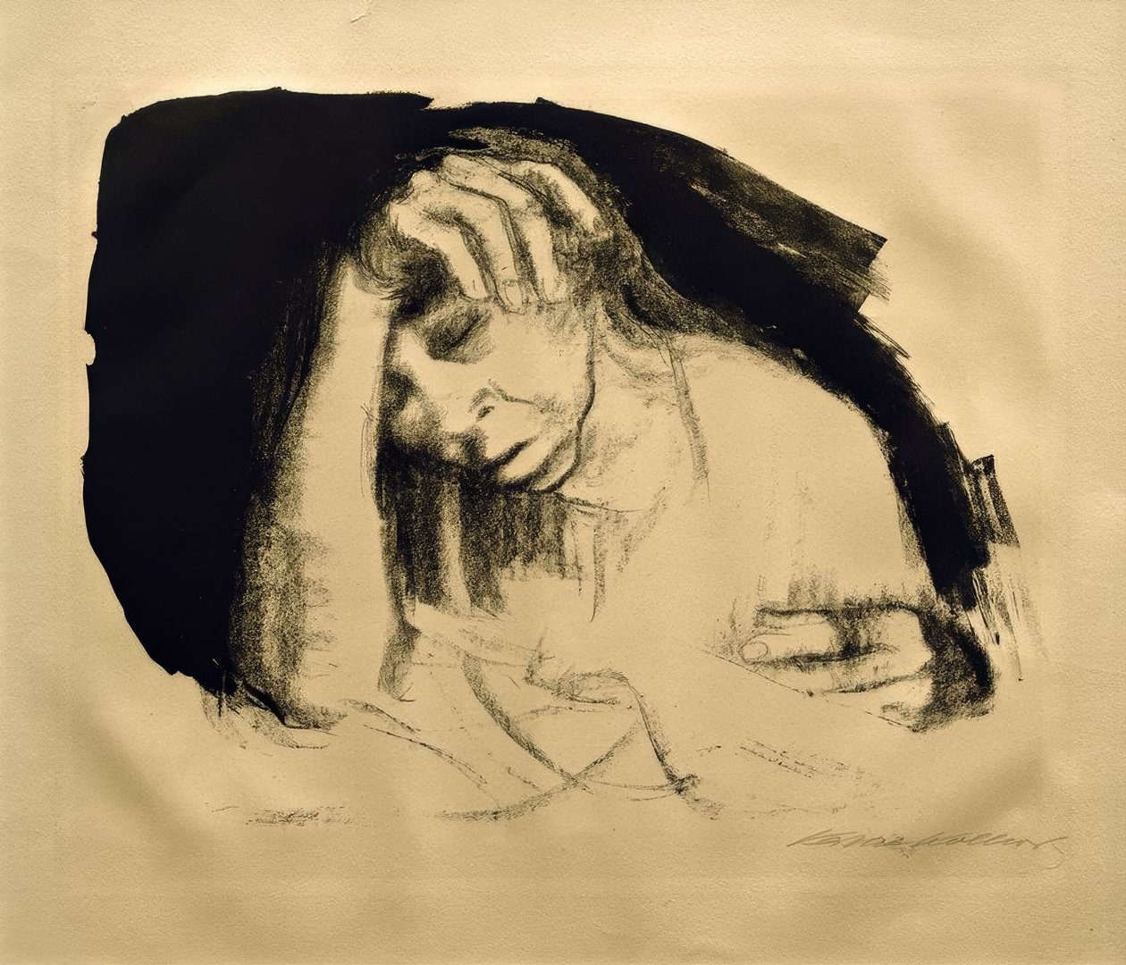 Hjemmelekser av Käthe Kollwitz