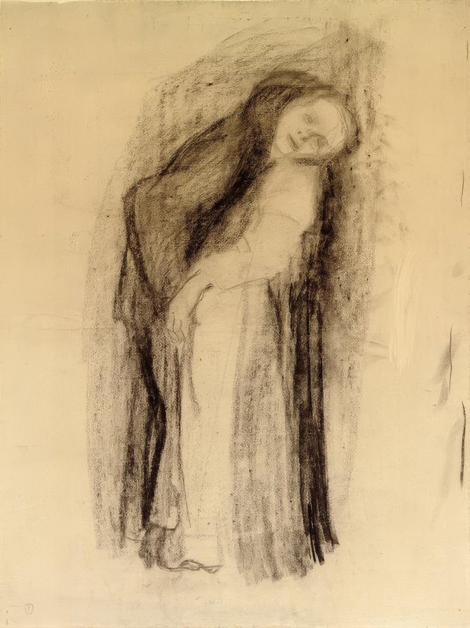 K.Kollwitz, elskere stående av Käthe Kollwitz