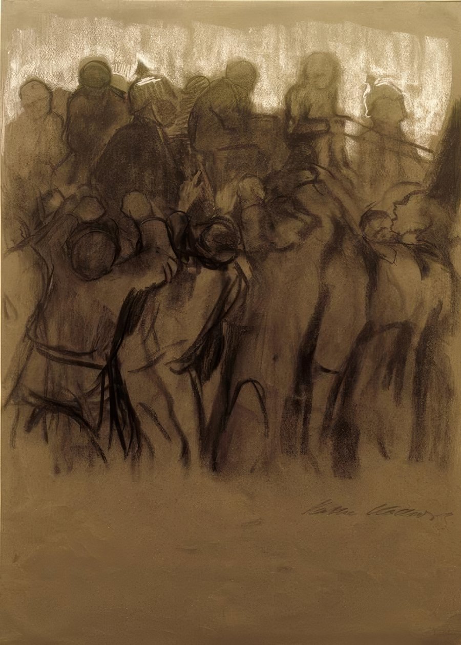 K. Kollwitz, raid (kullstreik) av Käthe Kollwitz
