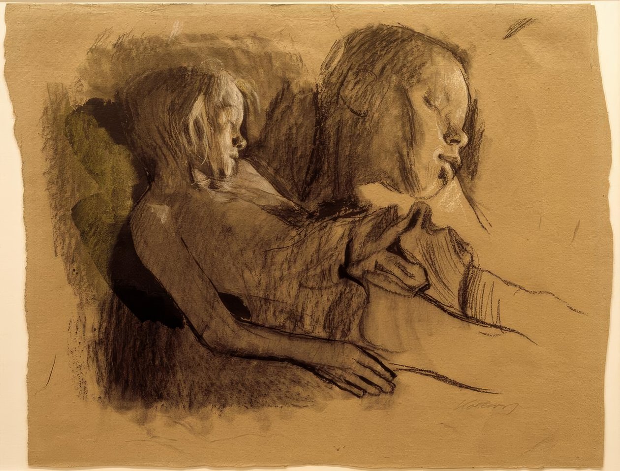 K. Kollwitz, Sovende barn og barnehode av Käthe Kollwitz