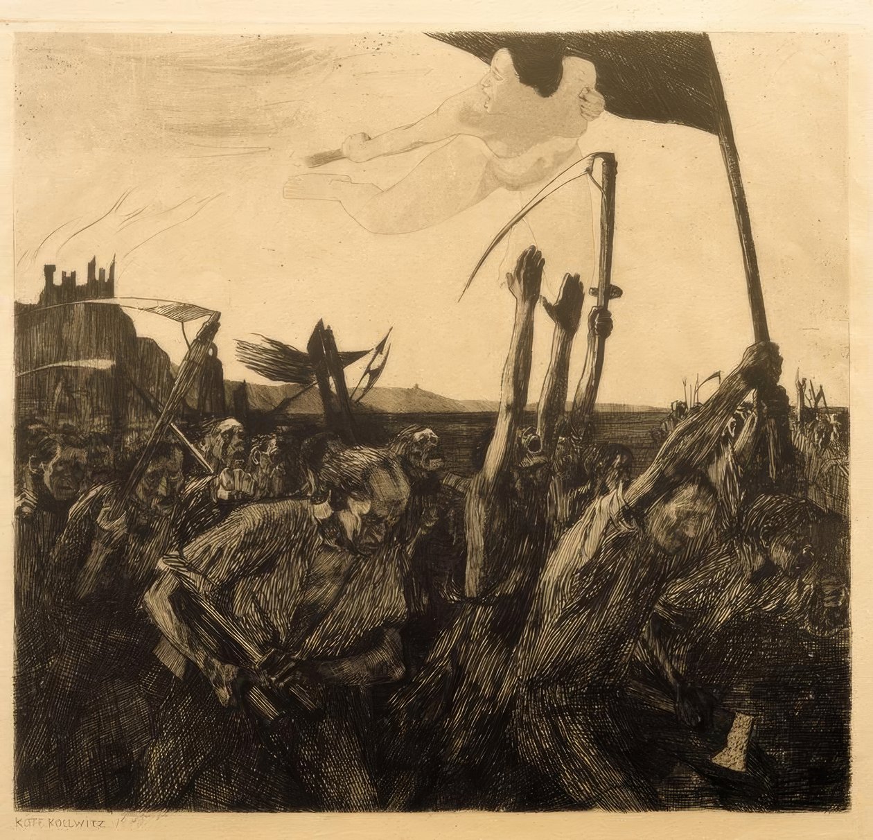 Käthe Kollwitz, opprør av Käthe Kollwitz