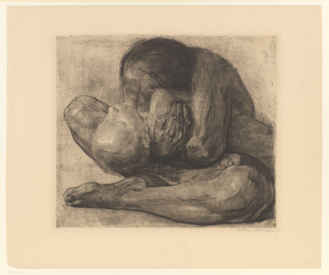 Mor med dødt barn Kvinne med totem Child (original tittel) av Käthe Kollwitz