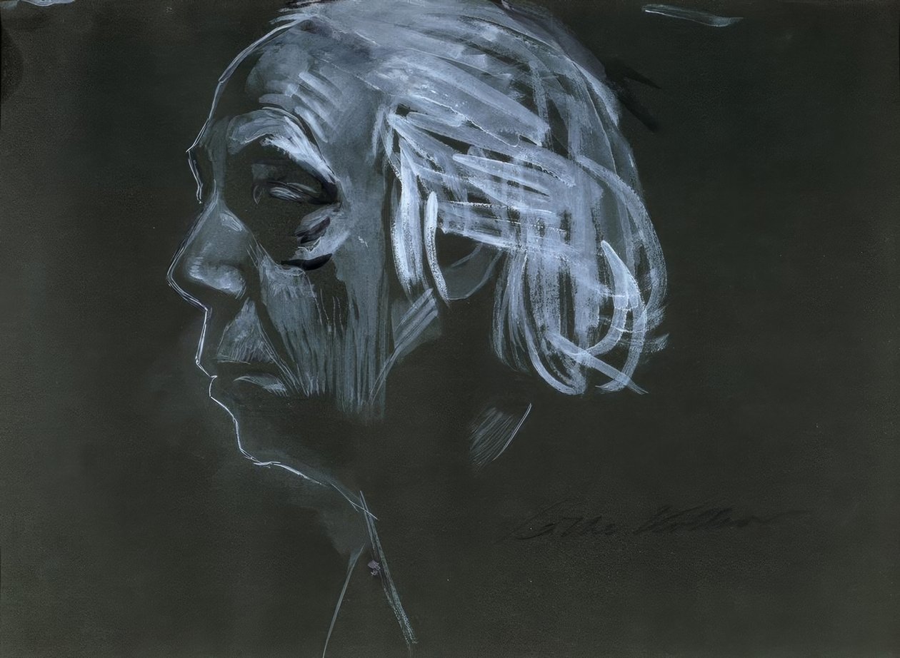 Selvportrett av Käthe Kollwitz