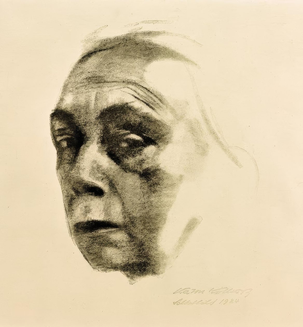 Selvportrett av Käthe Kollwitz