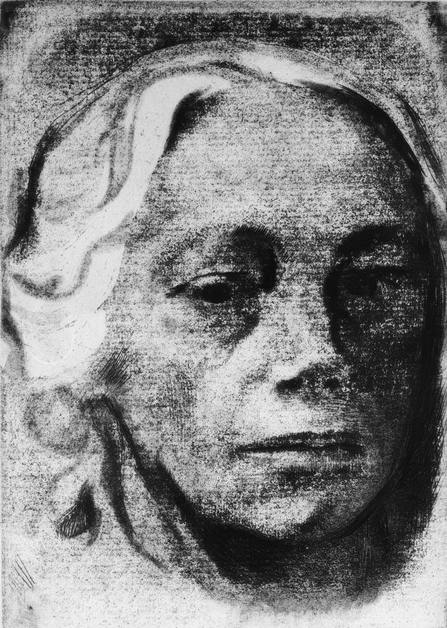 Selvportrett av Käthe Kollwitz