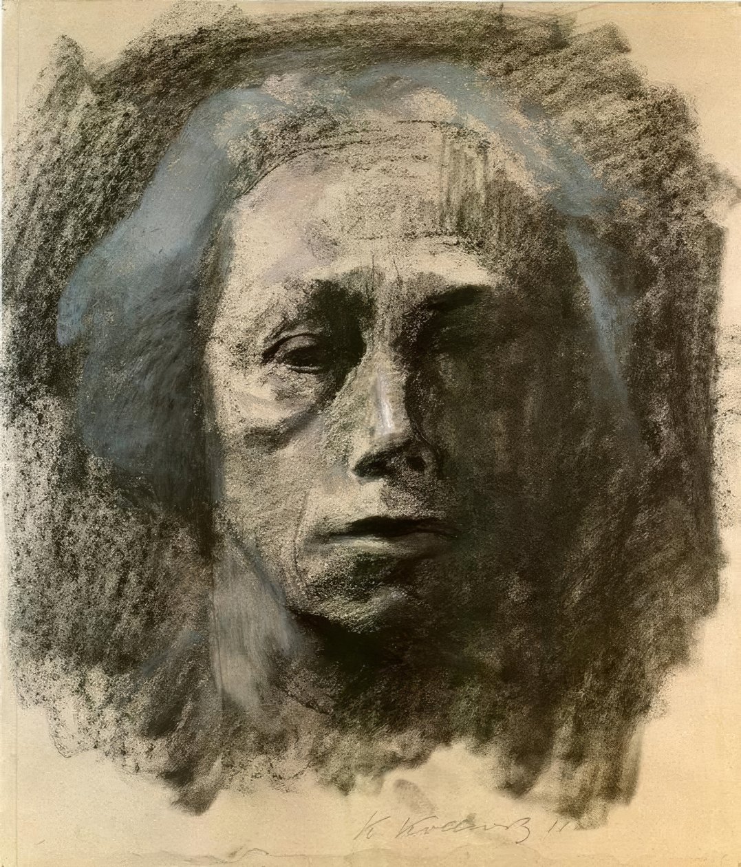 Selvfølelse og ansikt av Käthe Kollwitz