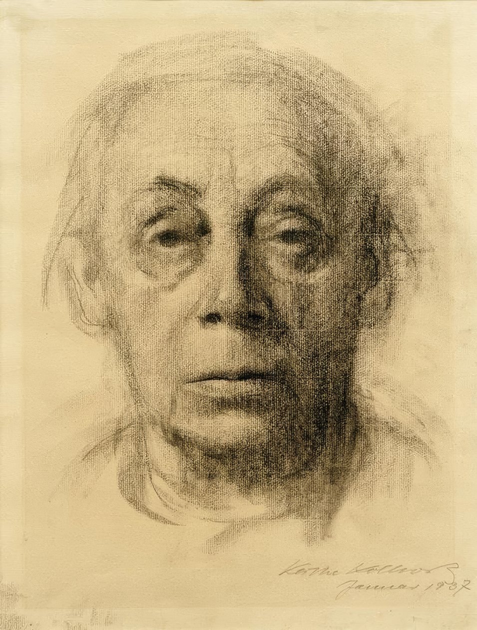 Selvfølelse og ansikt av Käthe Kollwitz