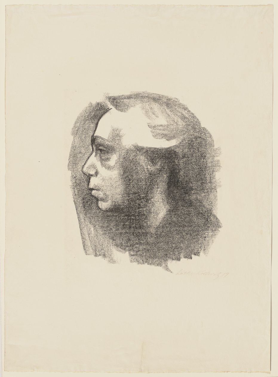 Selvportrett av Käthe Kollwitz