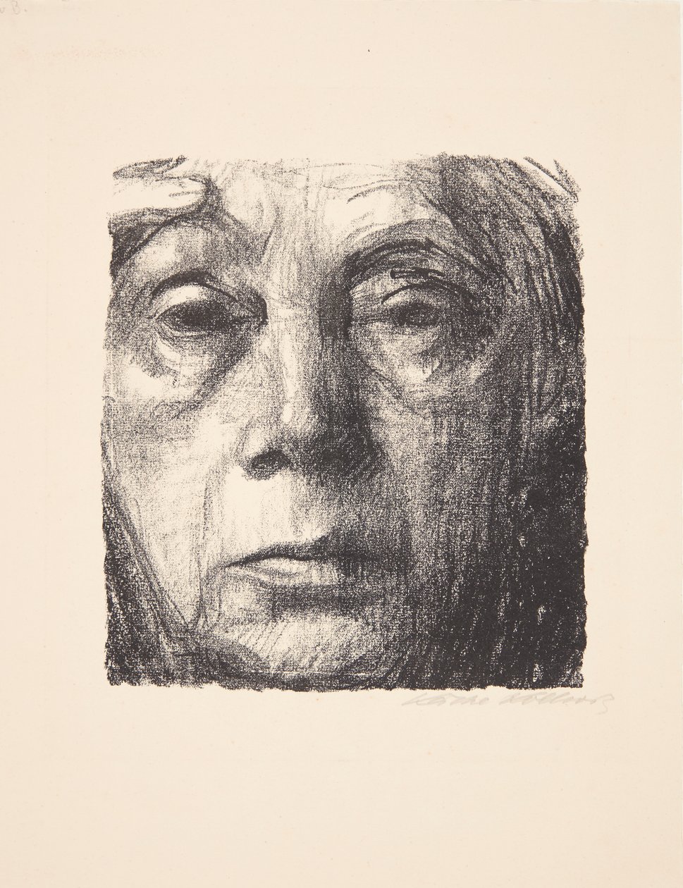 Selvportrett av Käthe Kollwitz