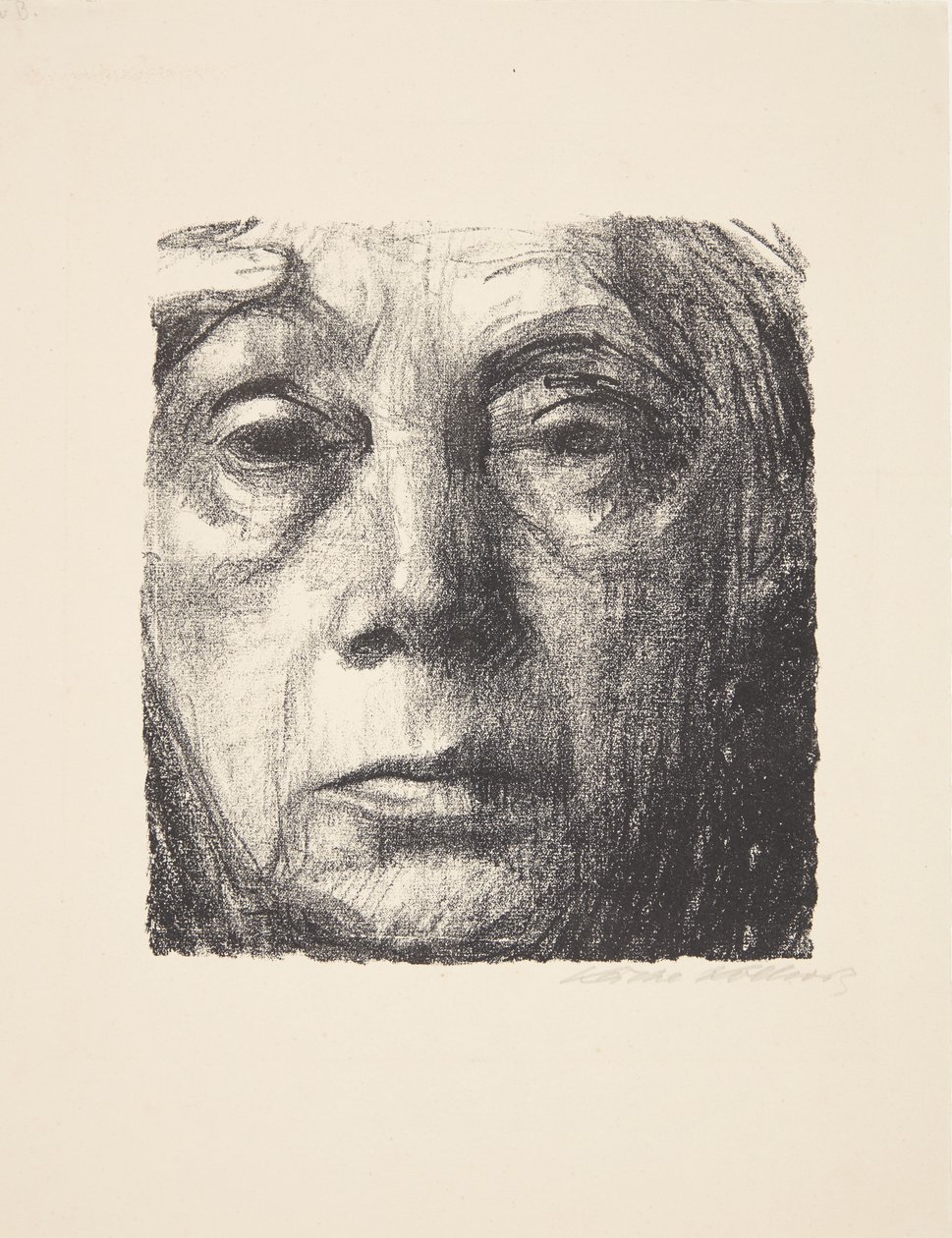 Selvportrett av Käthe Kollwitz