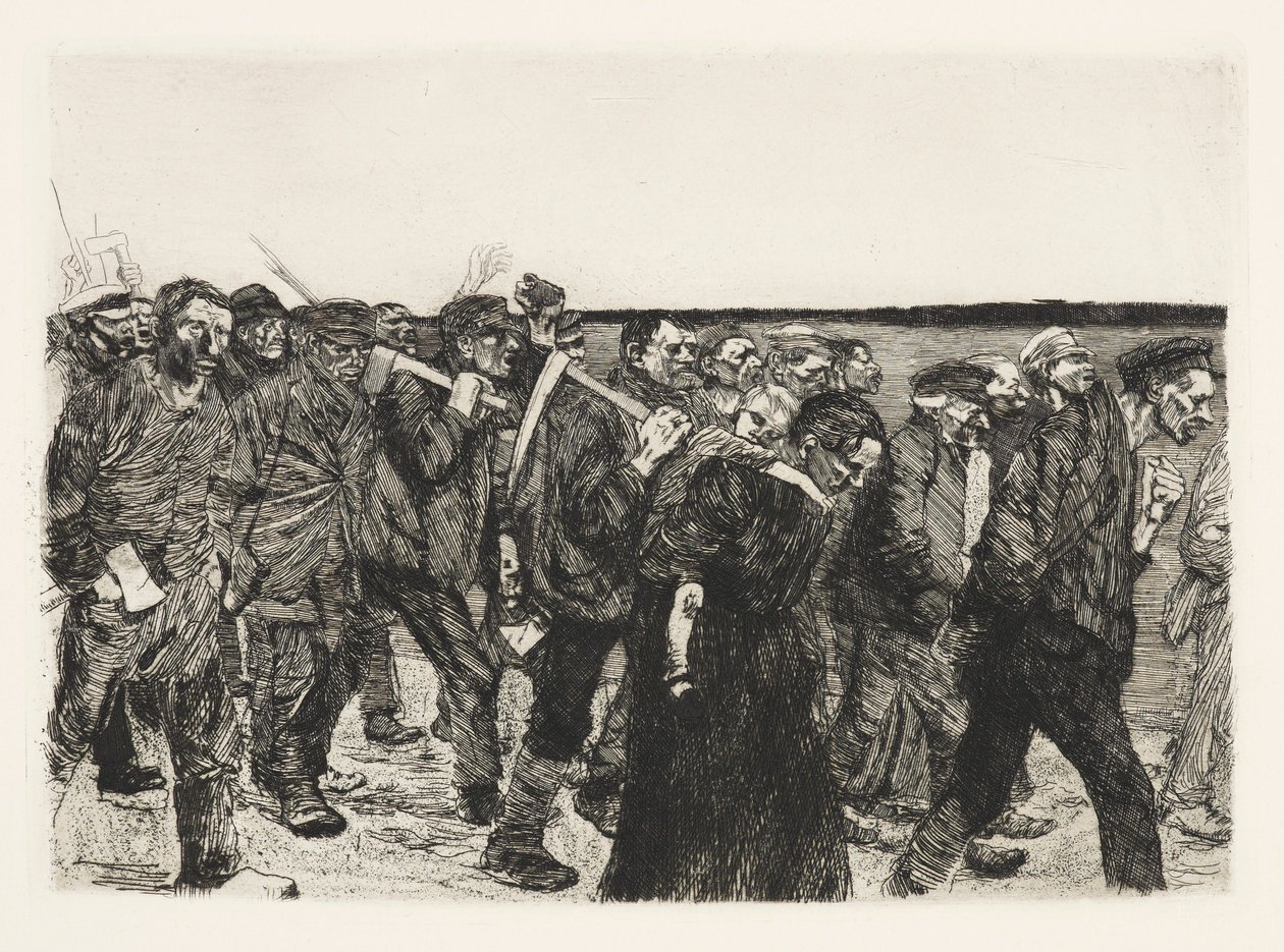 Vevernes marsj av Käthe Kollwitz