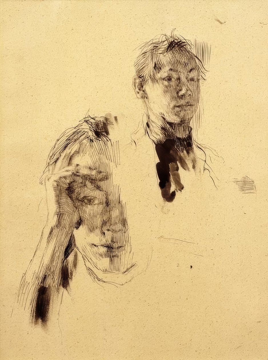 To selvportretter av Käthe Kollwitz