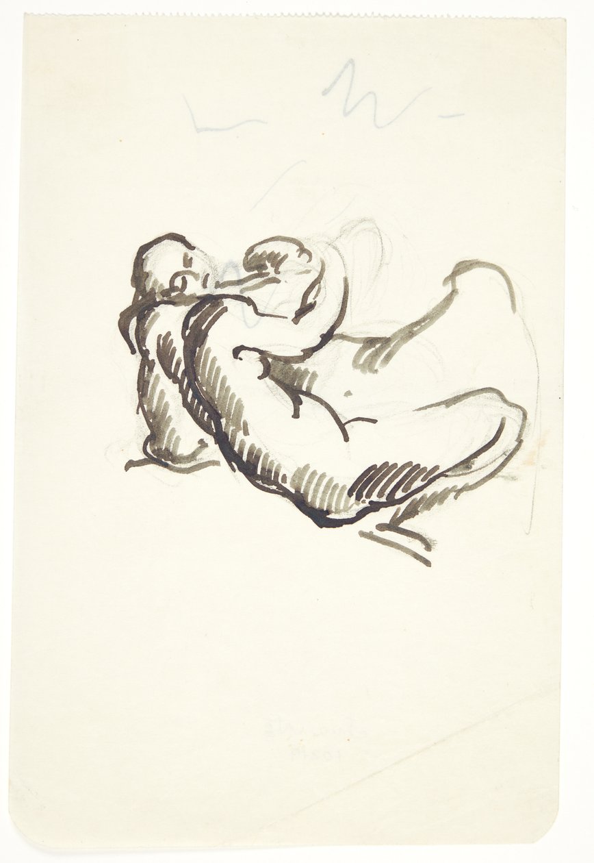 Studie for Leda med svanen av Kai Nielsen