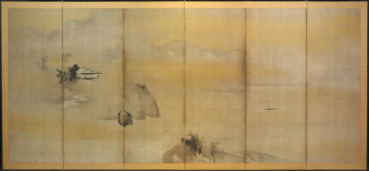 Landskap av Kaiho Yusho