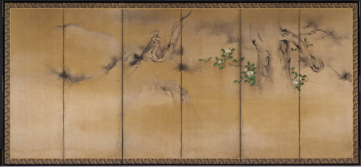 Vinter- og sommerblomster av Kaiho Yusho