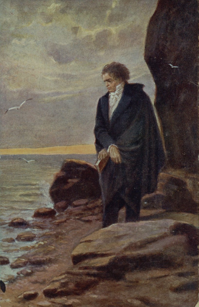 Beethoven ser på havet, 1918 av Kamil Vladislav Muttich