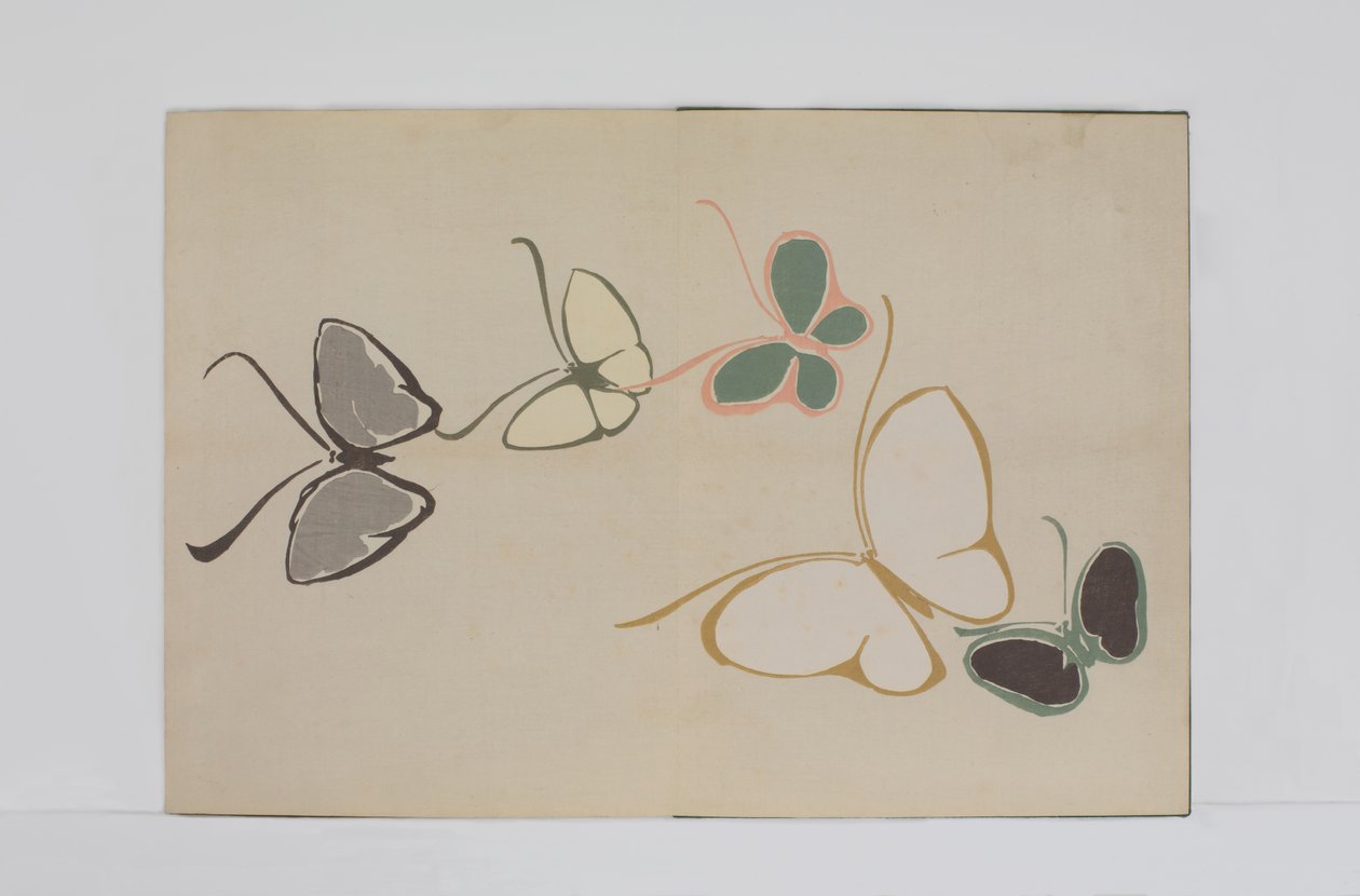 Chō senshu (Tusen typer sommerfugler), bind 2 av Kamisaka Sekka