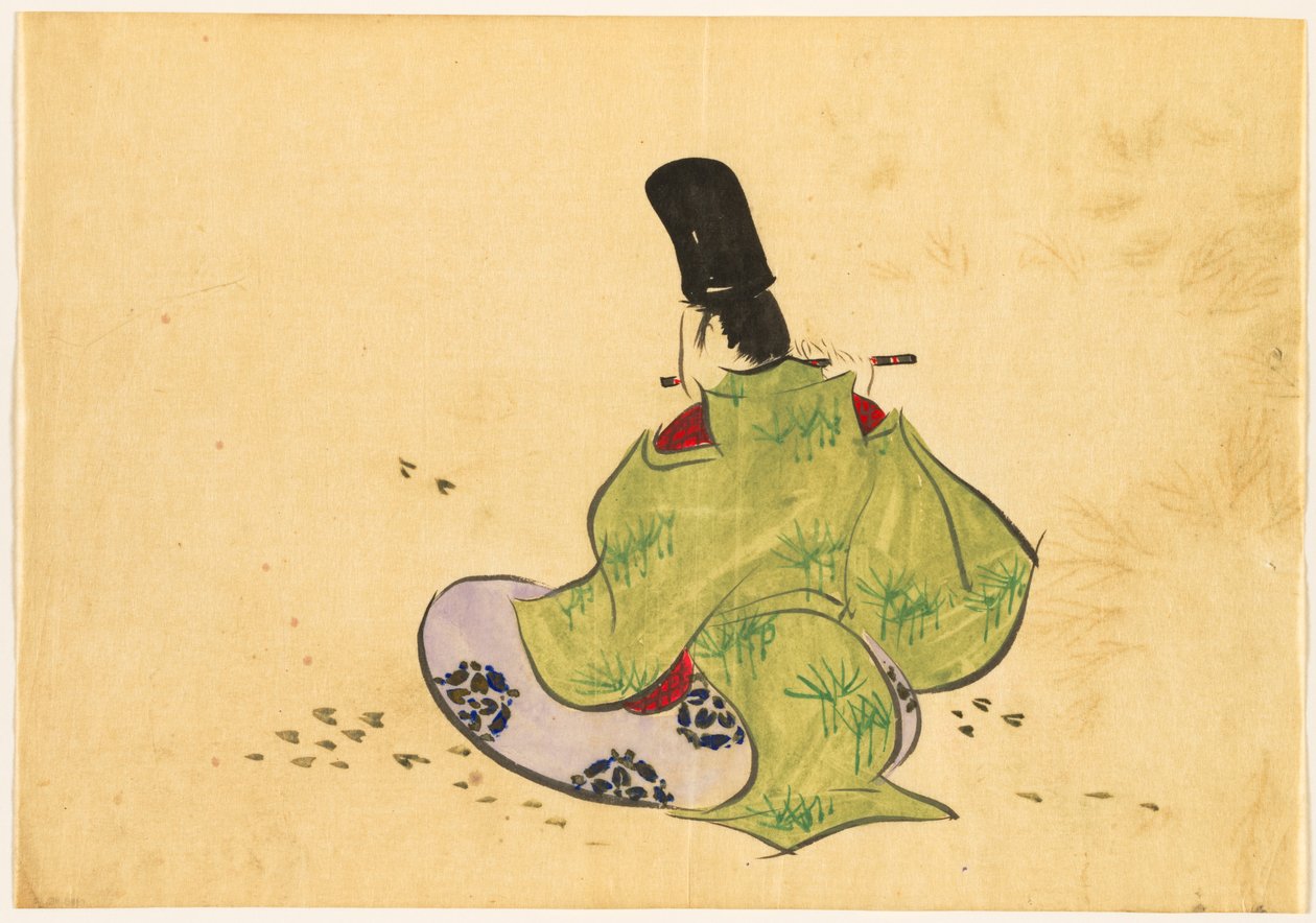 Flowers of a Hundred Worlds (Momoyogusa): Sen vår (Boshun) av Kamisaka Sekka