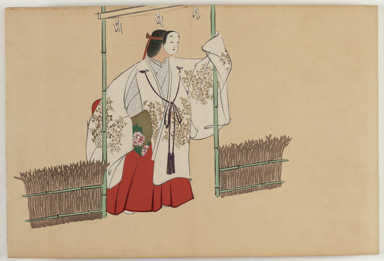 Flowers of a Hundred Worlds (Momoyogusa): Nonomiya (Nonomiya) av Kamisaka Sekka