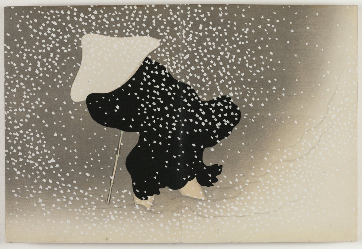 Flowers of a Hundred Worlds (Momoyogusa): Swirling Snow (Tomoe no yuki) av Kamisaka Sekka