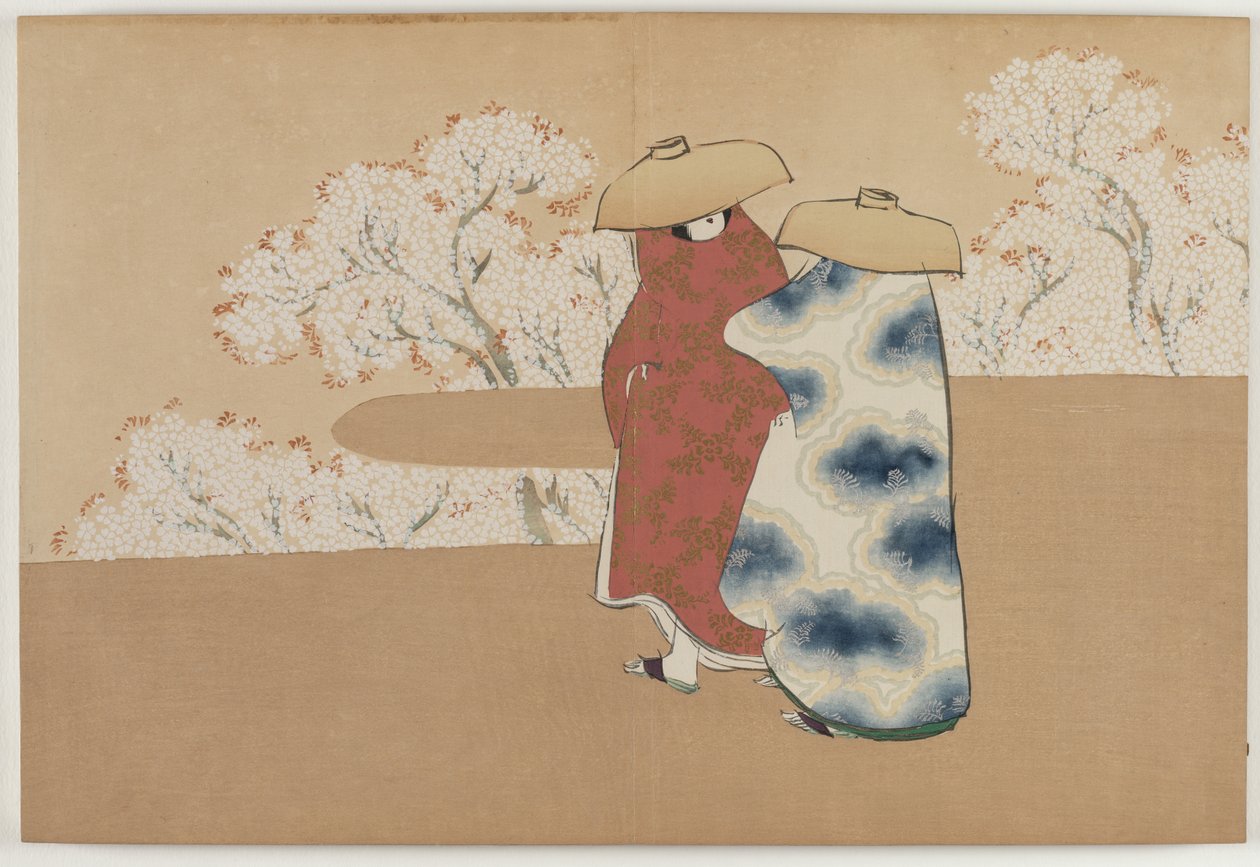 Flowers of a Hundred Worlds (Momoyogusa): Den tredje måneden (Yayoi) av Kamisaka Sekka