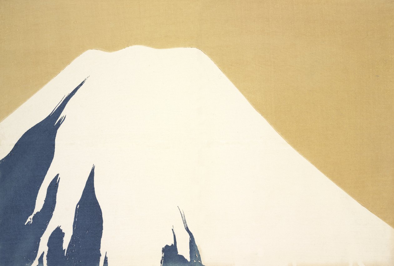 Mount Fuji, fra Momoyo-gusa av Kamisaka Sekka