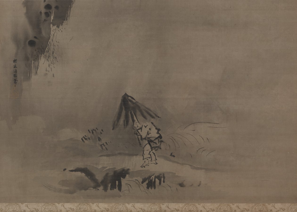 Kveldsdusj av Kanō Tan’yū