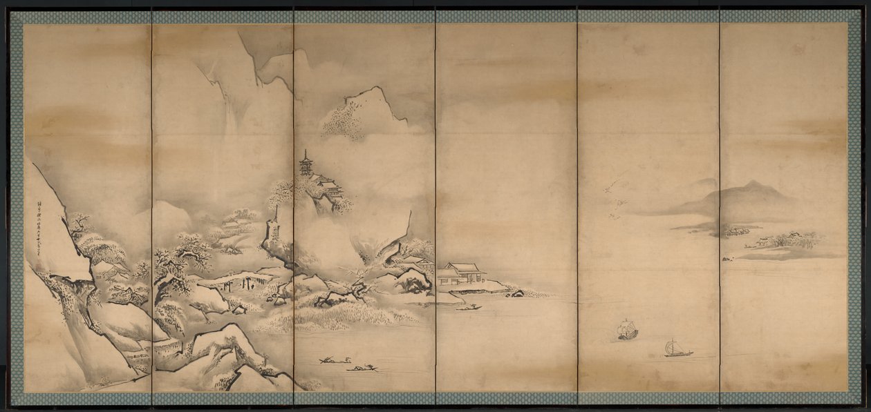 Årstidene av Kanō Tan’yū