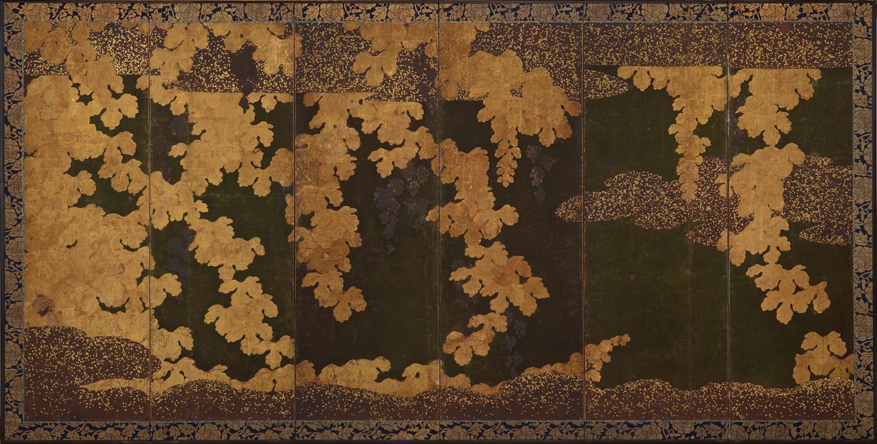 Drueranker, Momoyama-perioden, 1568-1615. av Kano Eitoku