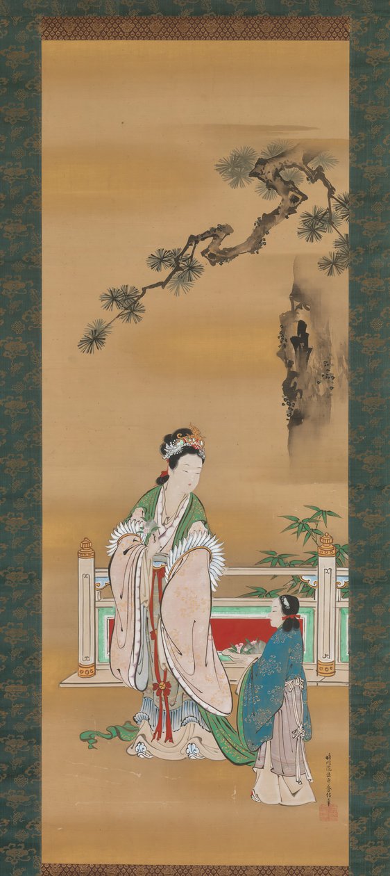 Queen Mother of the West, første halvdel av 1800-tallet. av Kano Osanobu