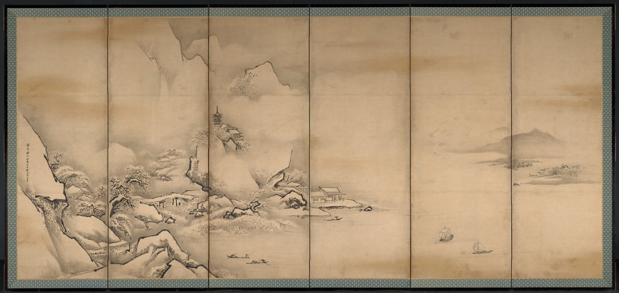 De fire årstider, 1668. av Kanō Tan’yū