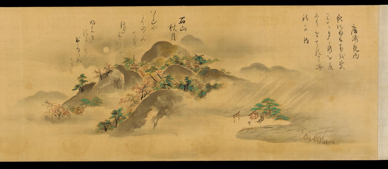 Åtte utsikter over Omi-provinsen, Edo-perioden, 1670. av Kanō Tan’yū