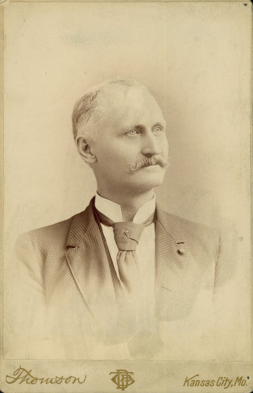 Lamdin E. Irwin, 1. løytnant og adjudant, 14. Missouri Cavalry (Union) av Kansas City Thomson