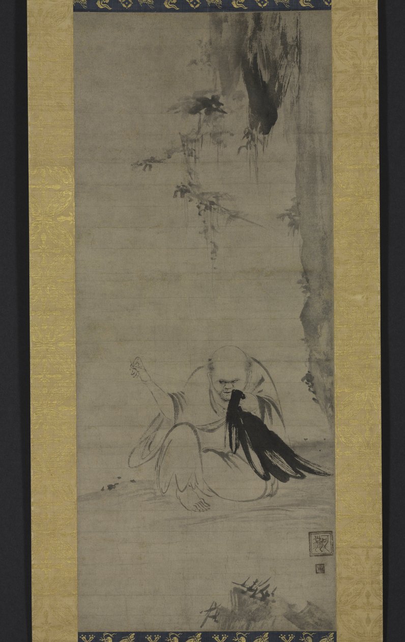 Choyo: Monk Sewing under Morning Sun, ca. 1350 eller tidligere av Kaō