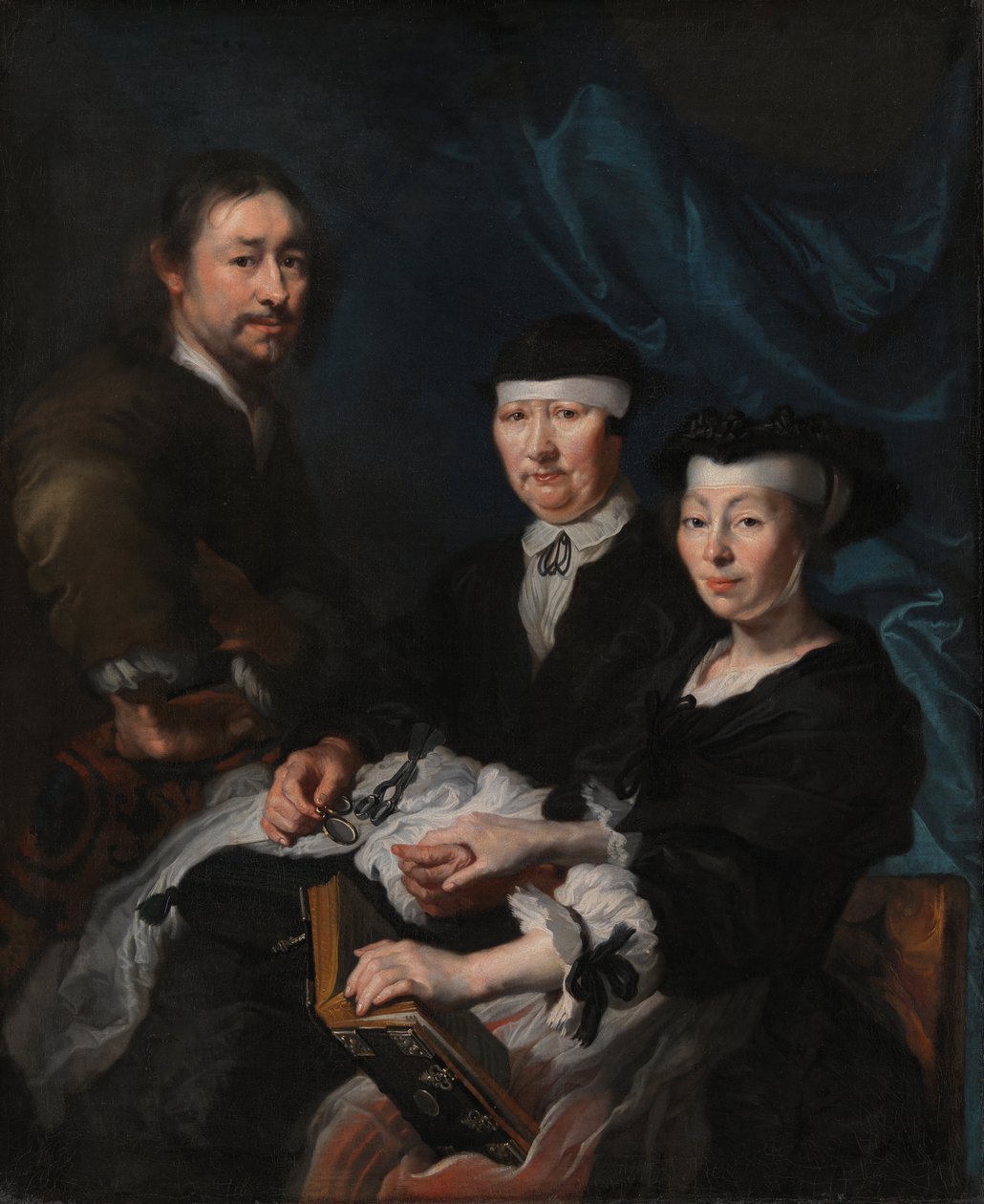 Artisten med familien av Karel van Mander III