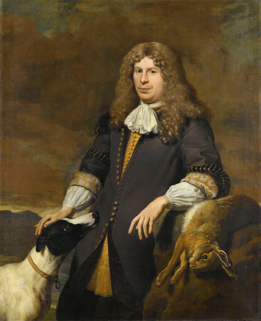 Portrett av en mann, muligens Jacob de Graeff, rådmann i Amsterdam i 1672 av Karel Du Jardin