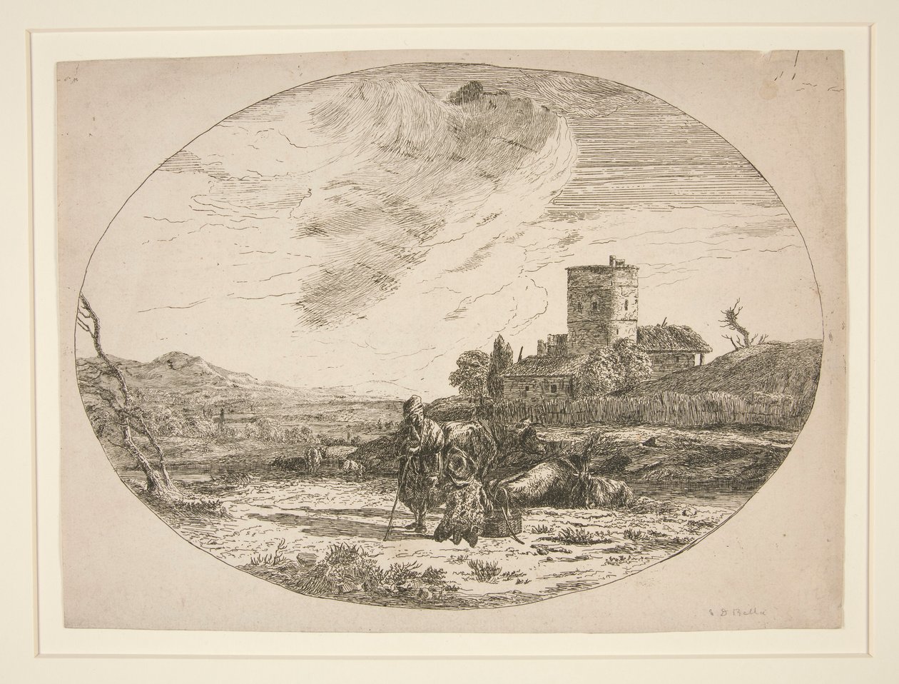 Bukolisk landskap av Karel Dujardin