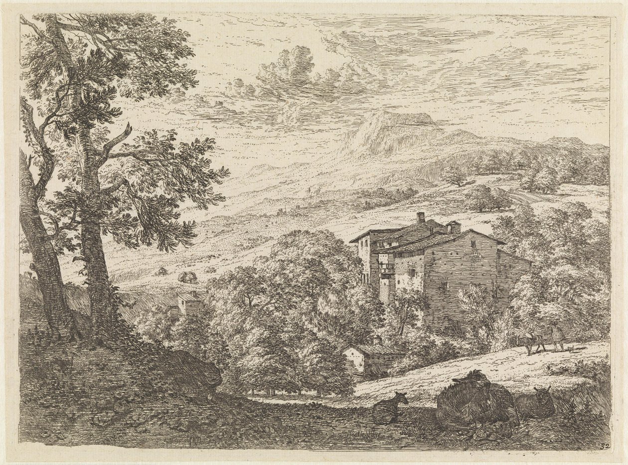 Eselet mellom de to sauene av Karel Dujardin