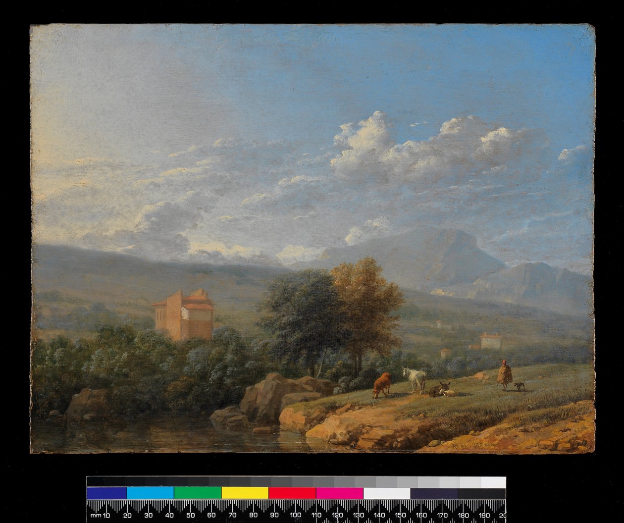 Italiensk landskap, før 1678 av Karel Dujardin