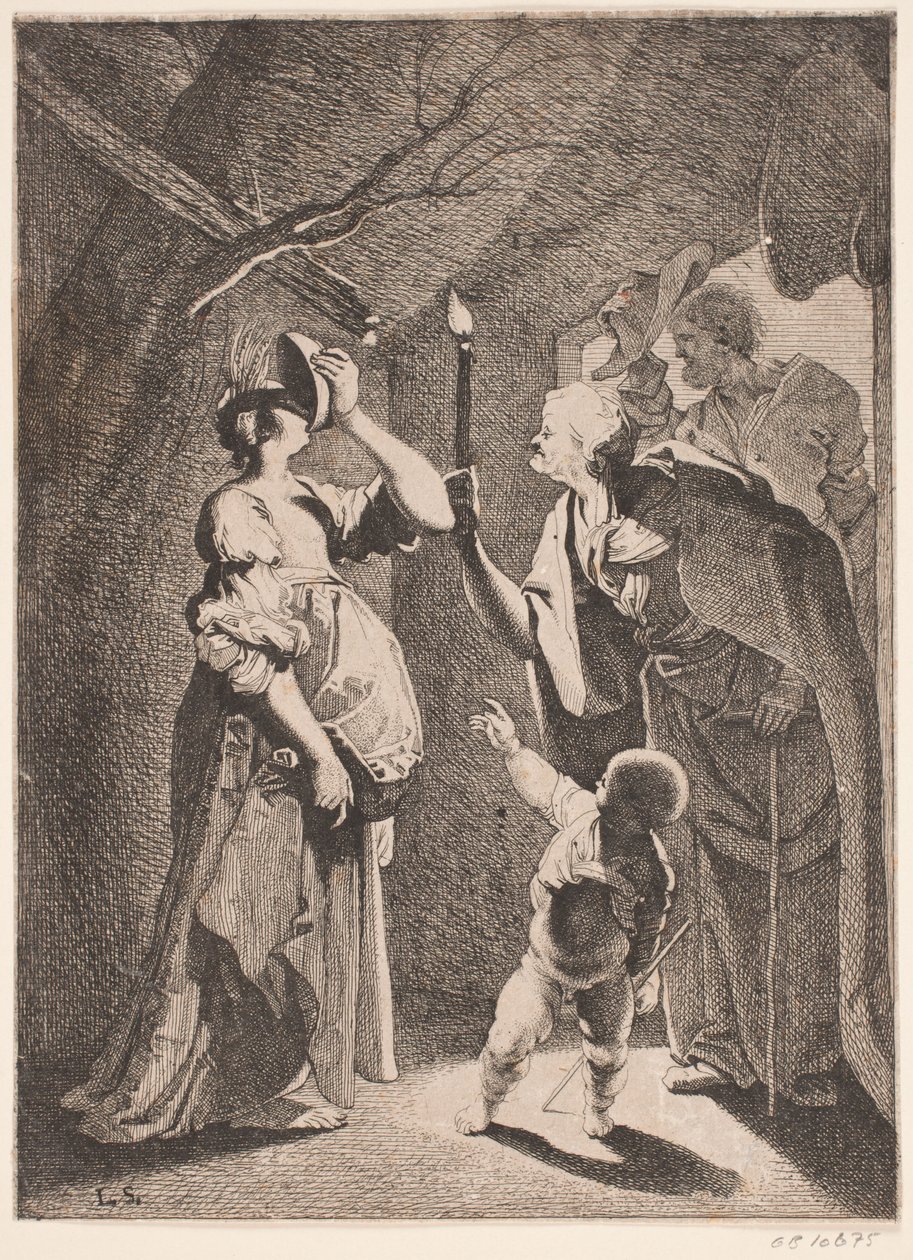 Ceres hånet av Stellio av Karel van III Mander
