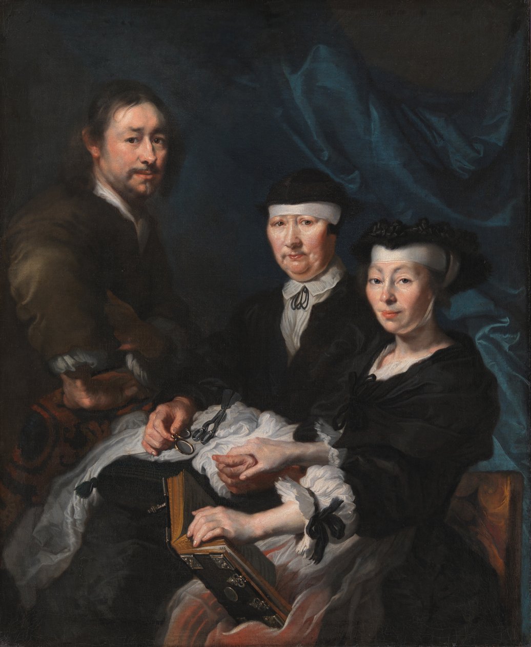 Kunstneren med sin familie av Karel van III Mander