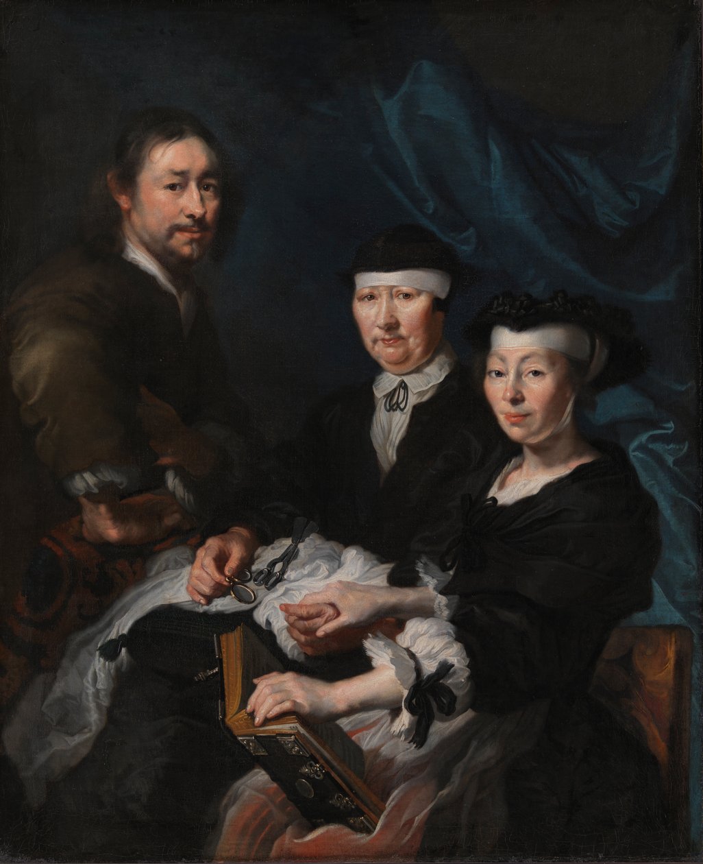 Kunstneren med sin familie av Karel van III Mander