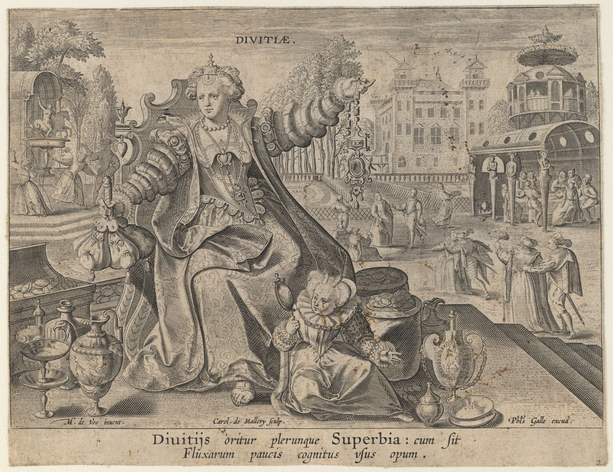 Rikdom Rikdom 1600 av Karel van Mallery